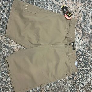 Under Armour tan shorts 36 waist $18